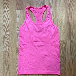 Lululemon pink racer back tank